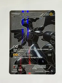 Pokemon TCG: Zekrom (114 Full Art) Ultra Rare 114/114 Black and White - Image 1
