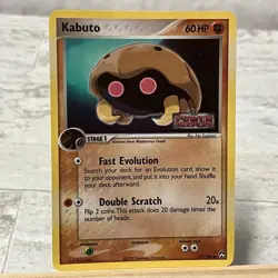 Kabuto 51/108 EX Power Keepers Reverse Holo Stamped Pokemon TCG Card - Image 2