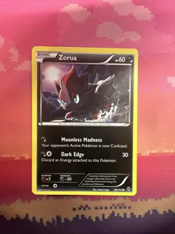 Pokemon Card Zorua Breakthrough Common 89/162 Near Mint - Image 1