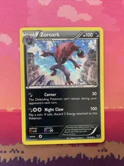 Pokemon Card Zoroark XY Base Set Holo Rare 73/146 Near Mint - Image 1