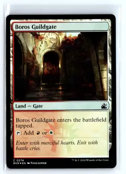 FOIL Boros Guildgate 274 Ravnica Remastered - MTG Magic the Gathering Card - Image 1