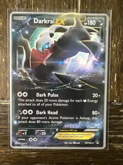 Pokemom TCG Darkrai EX 2016 Pokemon World Championships Deck Card - Image 1