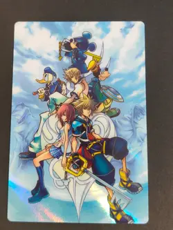 Kingdom Hearts Wafers Visual Card 09 Sora Roxas Mickey lot Japanese Bandai eb142 - Image 2