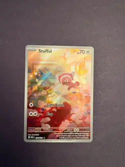 Stufful IR 154/132 MEG Mega Evolution Pokemon Card TCG - NM Near Mint - Image 1