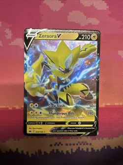 Pokemon Card Zeraora V 053/159 Ultra Rare Crown Zenith Near Mint - Image 1