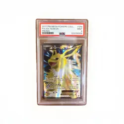 2017 Pokemon TCG Jolteon EX 28a/83 Alternate Full Art Promo Card PSA 9 - Image 1
