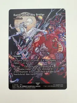 Battle at the Big Bridge Showcase Borderless MTG Magic Gathering Card Mint FCA - Image 1