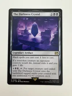 The Darkness Crystal MTG Magic the Gathering Card NM Near Mint FIN - Image 1