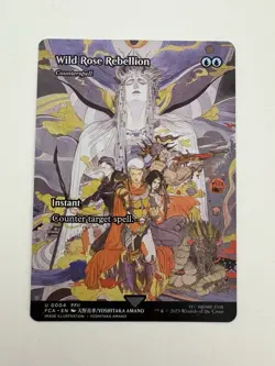 Wild Rose Rebellion Showcase Borderless MTG Magic the Gathering Card NM Mint FCA - Image 1