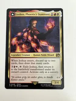 Joshua Phoenix’s Dominant / Warden of Fire MTG Magic Gathering Card NM Mint FIN - Image 1