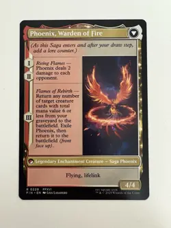 Joshua Phoenix’s Dominant / Warden of Fire MTG Magic Gathering Card NM Mint FIN - Image 2