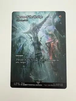 Thrum of the Vestige Showcase Borderless MTG Magic Gathering Card NM Mint FCA - Image 1