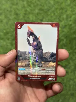 Titanosaurus EBP01-022 Rare Foil Godzilla Card Game 1st Edition Battle - Image 1