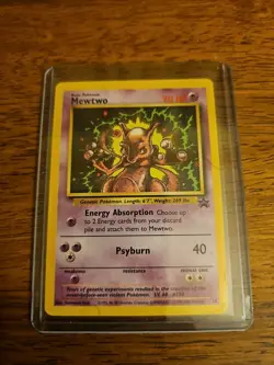 Pokemon TCG Mewtwo 14 Black Star Promo Card - Image 1