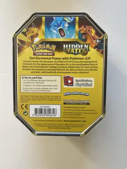 Pokemon Hidden Fates Tin Raichu GX Trading Card Game 2019 Sealed Edition - Image 3
