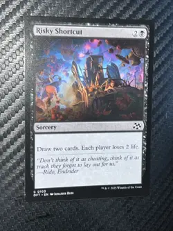 MTG DFT: Risky Shortcut (Sorcery) Regular Common 0103 Aetherdrift - Image 1