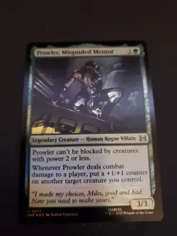 NM Foil Prowler, Misguided Mentor, MTG, Marvel's Spider-Man, Magic, 17 - Image 1