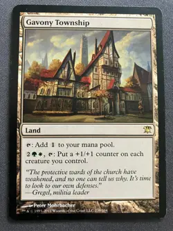 MTG Gavony Township {Innistrad} - LP - Image 1