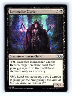 Bonecaller Cleric #112 Regular Uncommon MTG 24 Foundations Jumpstart (J25) - Image 1