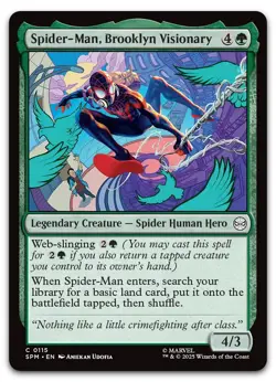 Spider-Man, Brooklyn Visionary #115 (NM) Spider-Man SPM Magic MTG - Image 1