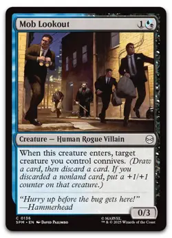 Mob Lookout #136 (NM) Spider-Man SPM Magic MTG - Image 1