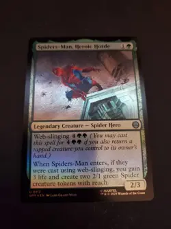Spiders-Man, Heroic Horde (Foil) - 0117 - Marvel's Spider-Man - NM MTG SHIPS NOW - Image 1