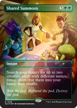 MTG - Shared Summons - Rainbow Foil - Secret Lair - Magic the Gathering - Image 1