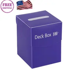 Card Deck Box - Compatible with MTG / YuGiOh / Pokemon - Trading Card Storage Ca - Image 1