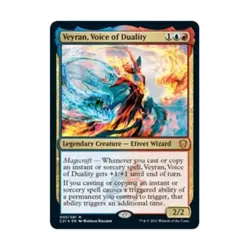 WOTC MtG Commander 2021 Veyran, Voice of Duality (MR) (Foil) EX - Image 1