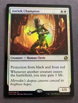 MTG [FOIL] Auriok Champion {Iconic Masters} - NM - Image 1