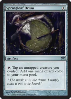 Springleaf Drum - Medium Play MTG Born of the Gods - Image 1