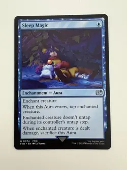 Sleep Magic MTG Magic the Gathering Card NM Near Mint FIN - Image 1