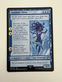 Summon: Shiva MTG Magic the Gathering Card NM Near Mint FIN - Image 1