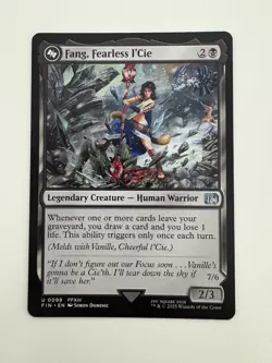 Fang Fearless I’Cie MTG Magic the Gathering Card NM Near Mint FIN - Image 1
