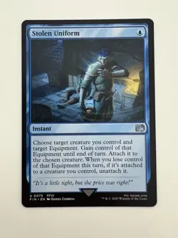 Stolen Uniform MTG Magic the Gathering Card NM Near Mint FIN - Image 1