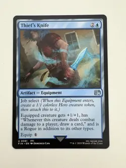 Thief’s Knife MTG Magic the Gathering Card NM Near Mint FIN - Image 1