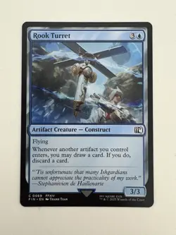 Rook Turret MTG Magic the Gathering Card NM Near Mint FIN - Image 1