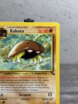 Kabuto 50/62 Fossil Regular Common-WOTC-Pokemon TCG-Fast Shipping-NM!! - Image 3