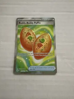 Buddy-Buddy Puffin 167/132 Mega Evolution Full Art Trainer Pokemon TCG NM - Image 1