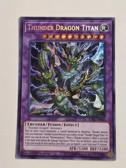 Thunder Dragon Titan SOFU-EN036 Secret Rare Yugioh 1st Edition Soul Fusion Mint - Image 1