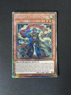 DOOD-EN014 Radiant Typhoon Swen Starlight Rare 1st Edition YUGIOH - Image 1