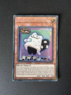 DOOD-EN024 Marshmao☆Yummy Secret Rare 1st Edition YuGiOh Card - Image 1