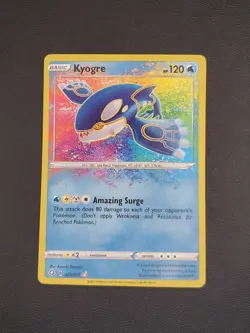 Shining Fates Amazing Rare Holo Kyogre 021/072 Pokemon TCG Card NM - Image 1