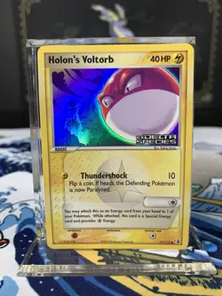 Pokemon Card Ex Delta Species Holon’s Voltorb 71/113 2005 Reverse Stamped Holo - Image 1