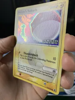 Pokemon Card Ex Delta Species Holon’s Voltorb 71/113 2005 Reverse Stamped Holo - Image 3