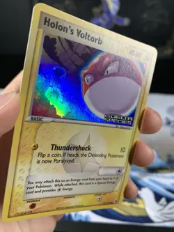 Pokemon Card Ex Delta Species Holon’s Voltorb 71/113 2005 Reverse Stamped Holo - Image 5