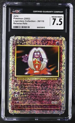 CGC 7.5 Jynx 2002 Legendary Collection 26/110 Reverse Holo Pokemon Card - Image 1