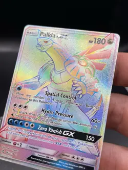 Palkia GX - 165/156 - Pokemon Ultra Prism Sun & Moon Secret Rare Card NM - Image 2