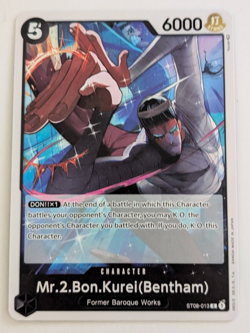 Mr.2.Bon.Kurei(Bentham) ST08-013 - One Piece Card Game TCG - Image 1