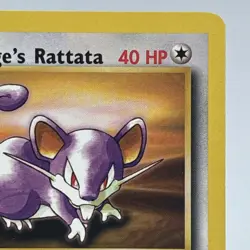 Lt. Surge's Rattata 82/132 Gym Heroes Unlimited 2000 Vintage LP Pokemon Card - Image 3
